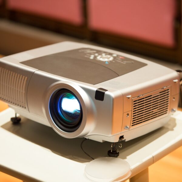 Portable Mini Projector with Built-in Speaker