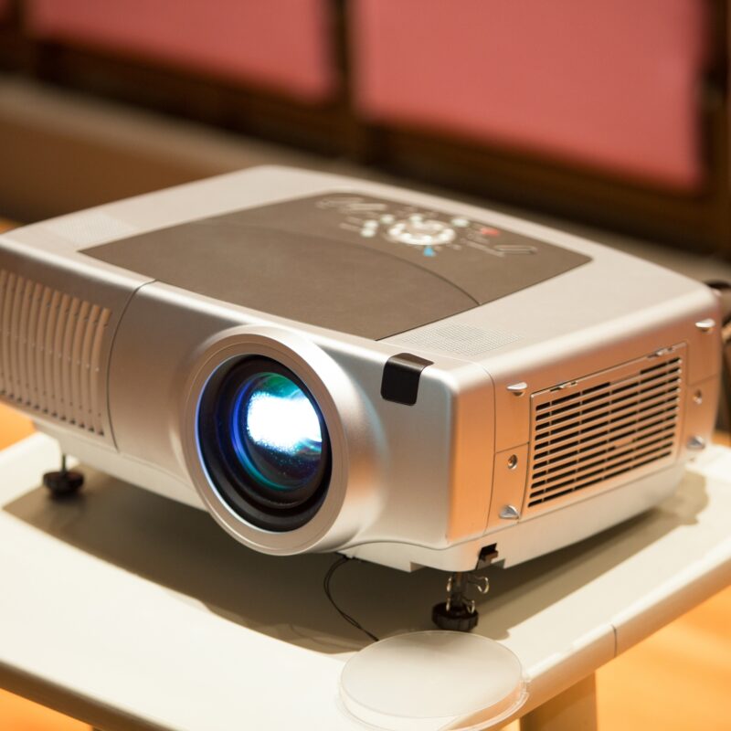Portable Mini Projector with Built-in Speaker