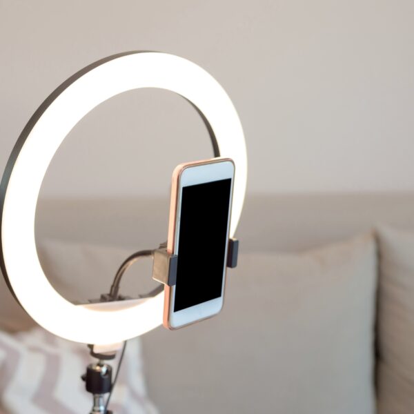 Streaming Webcam with Ring Light